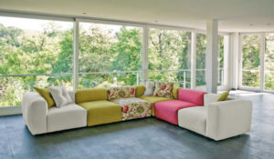 Sofá Dividido Modular seccionalarmado 6 piezas