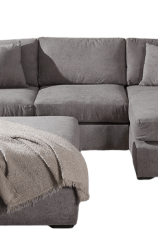 Modular tres piezas ,chaise longue con banqueta